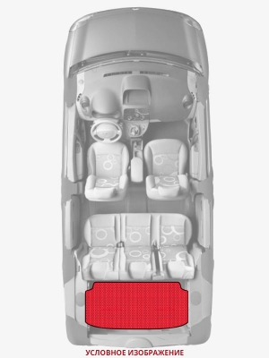 ЭВА коврики «Queen Lux» багажник для Daihatsu Gran Move
